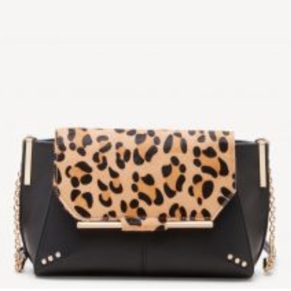 Sole Society Handbags - NWOT Leopard and Black Vegan Leather Purse Sole Society Handbags - NWOT Leopard and Black Vegan Leather Purse